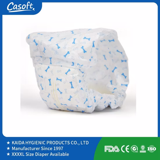 Manufacturer Female and Male Dog Diapers Wholesale Disposable Pet Diaper Supply Super Absorbent Soft Disposable