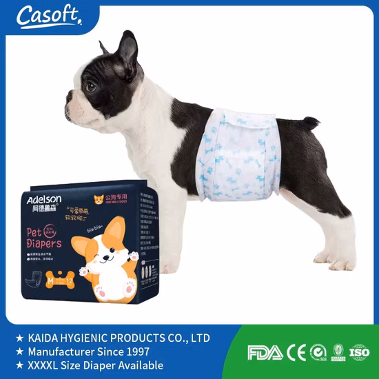 Manufacturer Female and Male Dog Diapers Wholesale Disposable Pet Diaper Supply Super Absorbent Soft Disposable